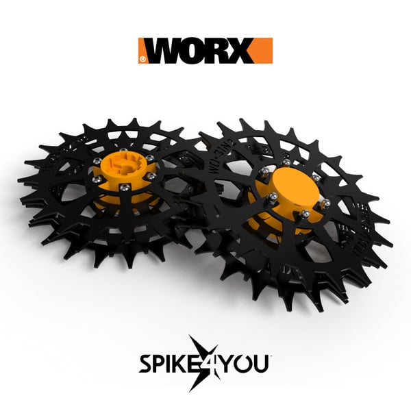 WORX Landroid M600 M800 L1300 robottileikkurin pyörä, teräslevy 3 mm
