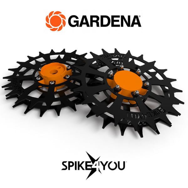 Gardena Live Sileno City robottiniittäjän pyörä, ruostumaton teräs 3 mm