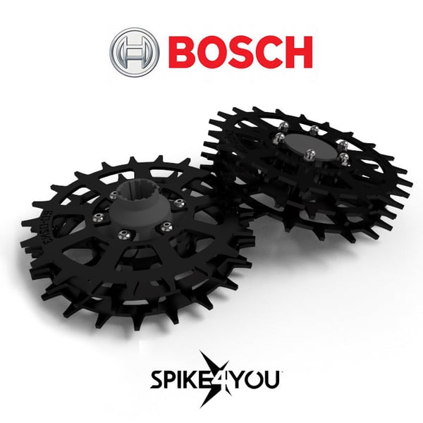 Bosch Intego robottileikkurin pyörä, ruostumaton teräs, 3 mm