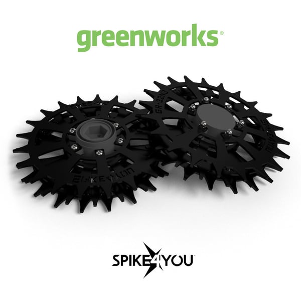 Greenworks OptiMow M 10 15 robotgräsklippare hjul rostfritt stål 3 mm
