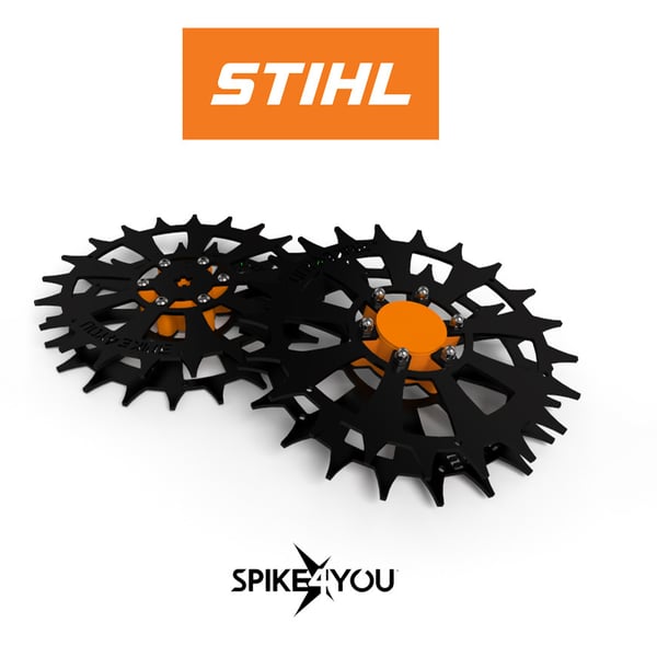 STIHL RMI 422, VIKING MI 422 robottileikkurin pyörä, ruostumaton teräs 3 mm