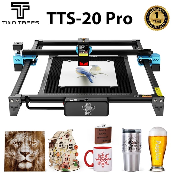 Lasergravering Maskine, Effektiv Hastighed, Brugervenligt Design,EU Stik-e, TTS-20 Pro Dragt 2