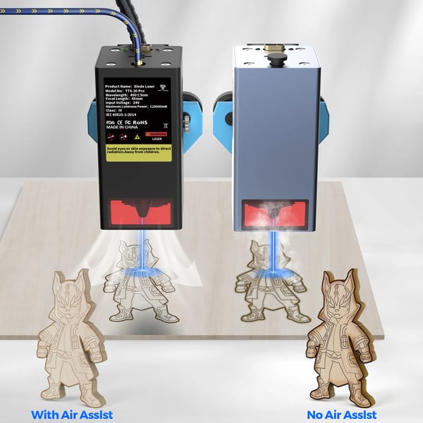 Laserkaiverruskone, Tehokas Nopeus, Käyttäjäystävällinen Suunnittelu,EU Plug-b, TTS-20 Pro Puku 4