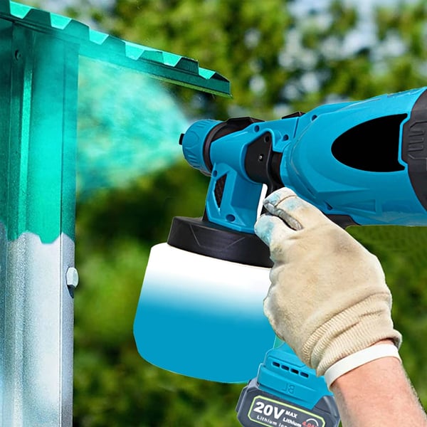 Elektrisk Spraypistol, 800 ml Kapacitet, Højhastighedsydelse,Med 1XBattery
