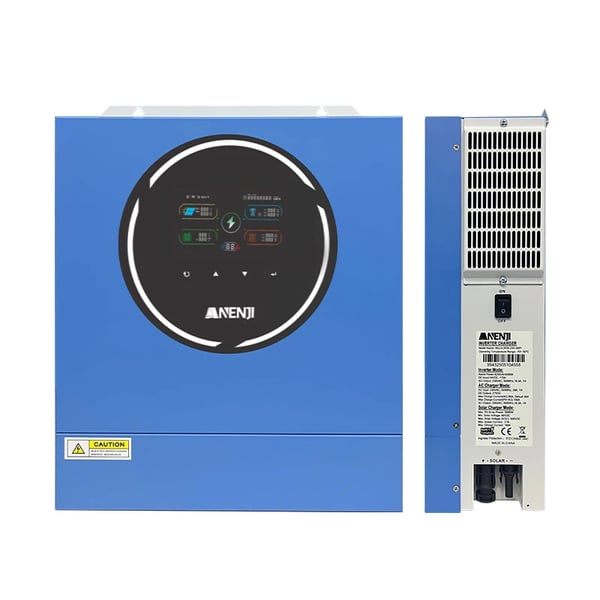 Hybrid sol inverter, dual output, fjernovervågning,220-240V, ANJ-5KW-48V-WIFI, 48V