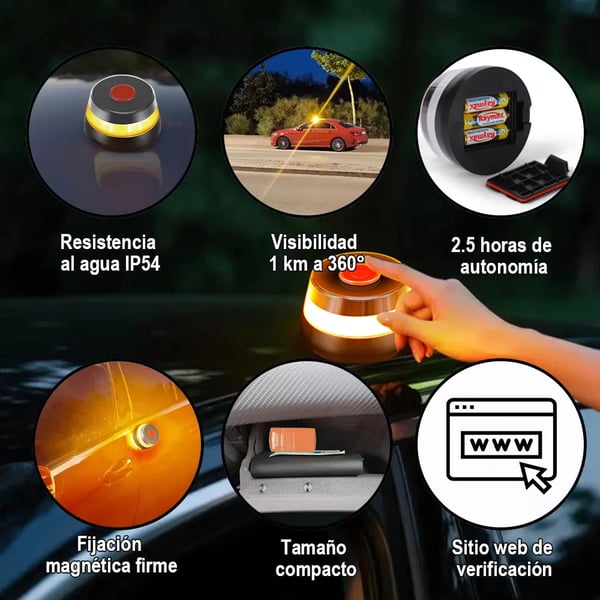 Hätävalosignaali, geolokaatio-ominaisuus, säänkestävä,GPS kanssa