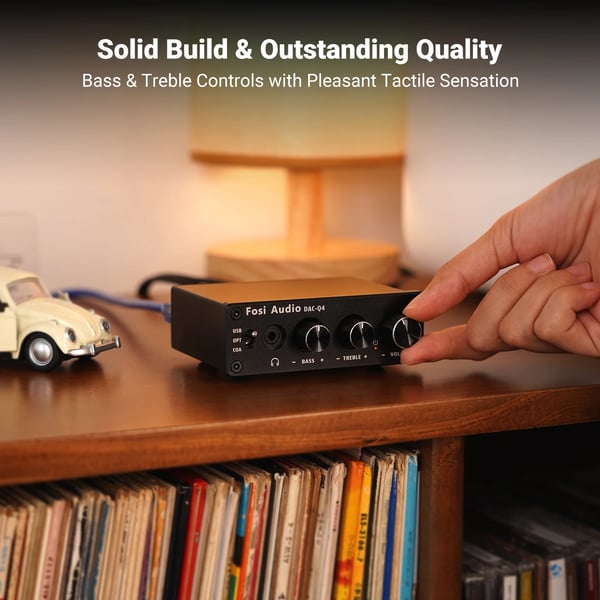 Audio Converter, Mini Stereo, Hi-Fi Hovedtelefonforstærker,Q4