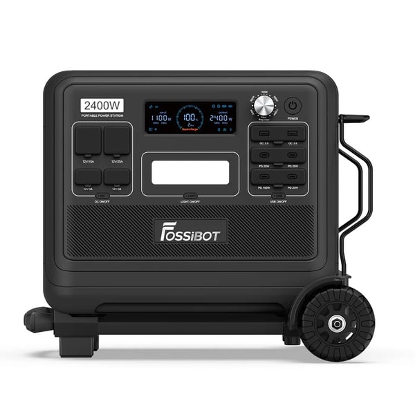 Handvagn, Fällbar Design, Justerbart Handtag,FOSSiBOT F2400-Cart