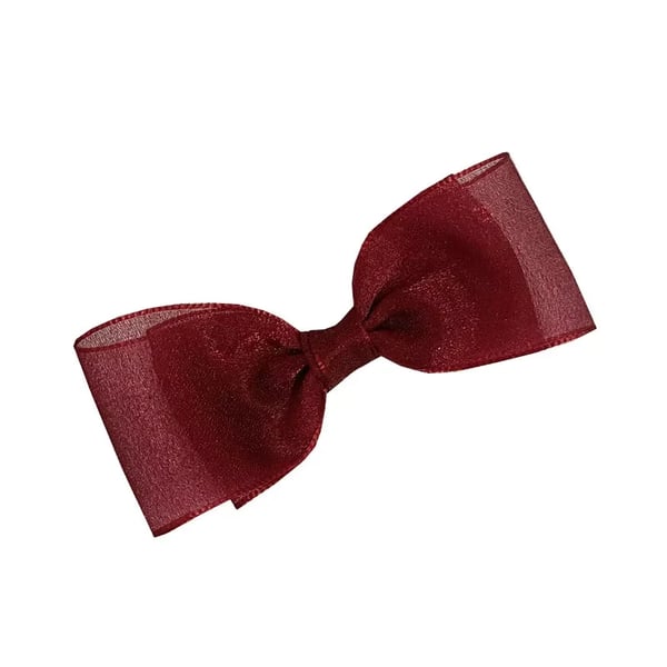 Hårklips, mineralfarve, elegant design,Rød