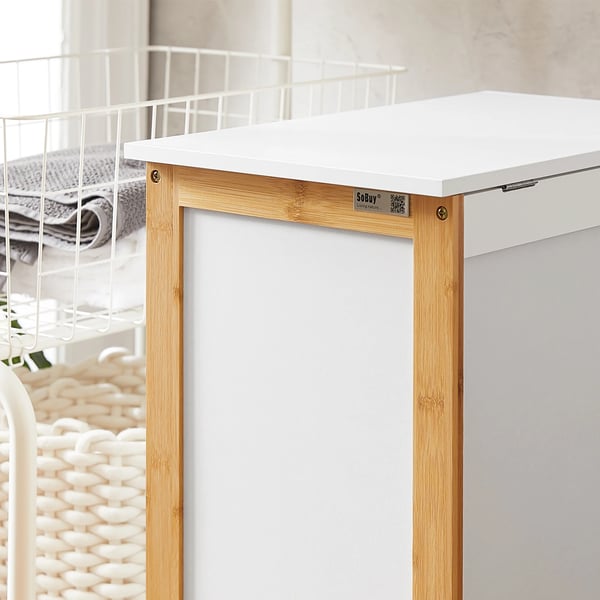 Vasketøjskurv, Rummelig Opbevaring, Holdbart Design,HVID
