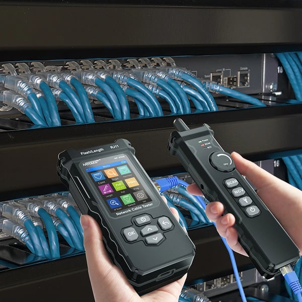 Netværkskabeltester, understøtter multi-hastighedstest, kabel længdemåling,NF-8506