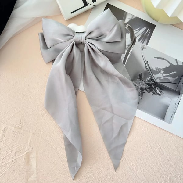 Stort Bue Hårspænde, Elegant Design, Alsidig til Alle Sæsoner,FJ12-1 Pink
