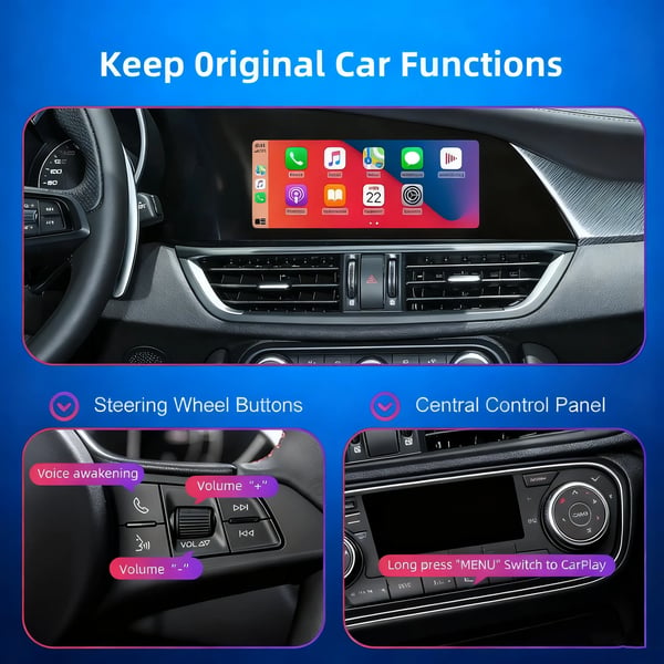 CarPlay ja Android Auto -moduuli, langaton yhteys, helppo asennus,Alfa varten