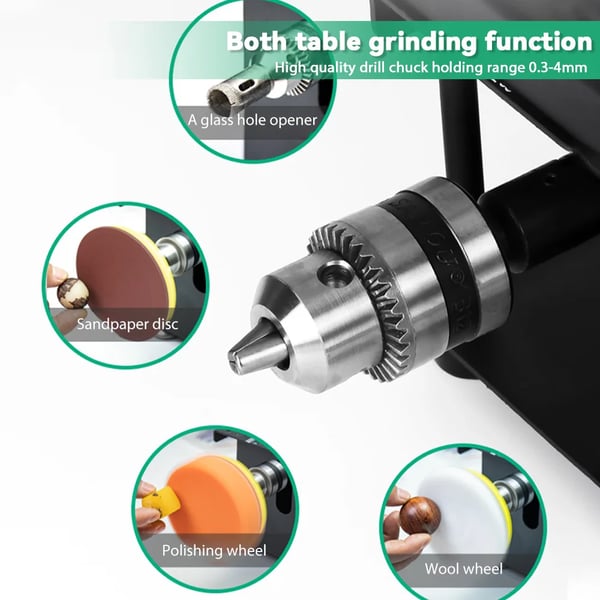Bordsav, Kompakt Design, Effektiv Batteridrift,Med 1×Batteri