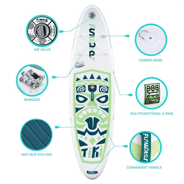 Stand Up Paddle Board, Letvægts PVC, EVA Anti-Skrid Overflade,SUPFW05A