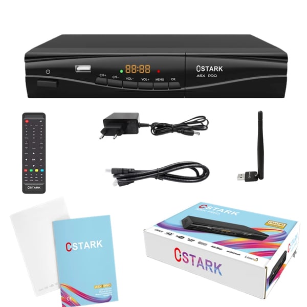 Satellit TV Modtager, HD 1080P, USB WiFi Kompatibel, DVB-S/S2 Understøttelse, CE Certificeret, Gratis Kanaler