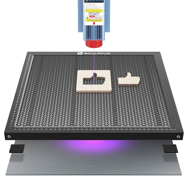 Honungskakslaserklippbord, Precision Design, Säkerhetsfunktioner,Kakformad panel