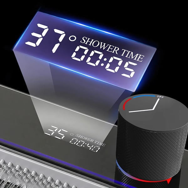 Køkkenvask, Intelligent Digital Skærm, Stor Kapacitet,Nano sort