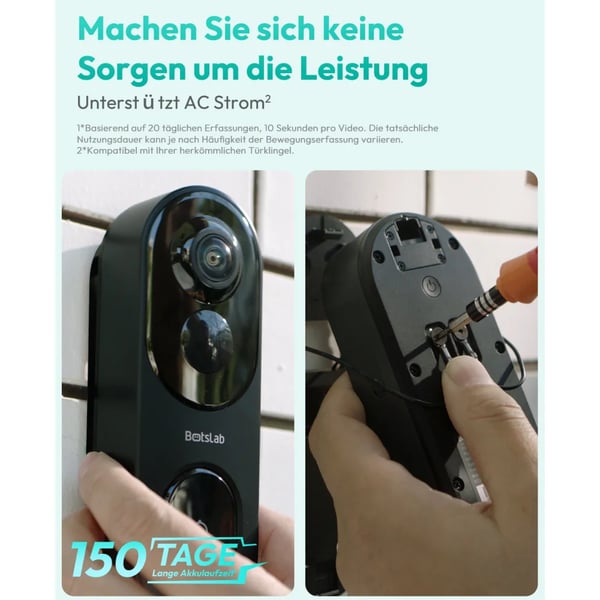 Videoväliovi, korkean resoluution kamera, 180° panoranäkymä,Botslab R810, EU Plug