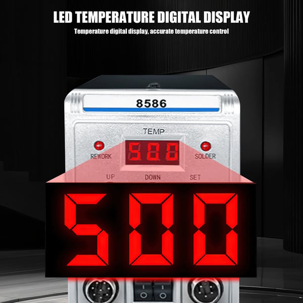 Kuuma Ilmapuhallin, 700W Teho, Lämpötilan Säätöalue 200-500℃,220V