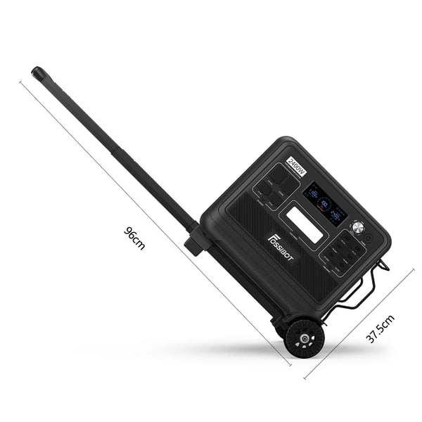 Handvagn, Fällbar Design, Justerbart Handtag,FOSSiBOT F2400-Cart
