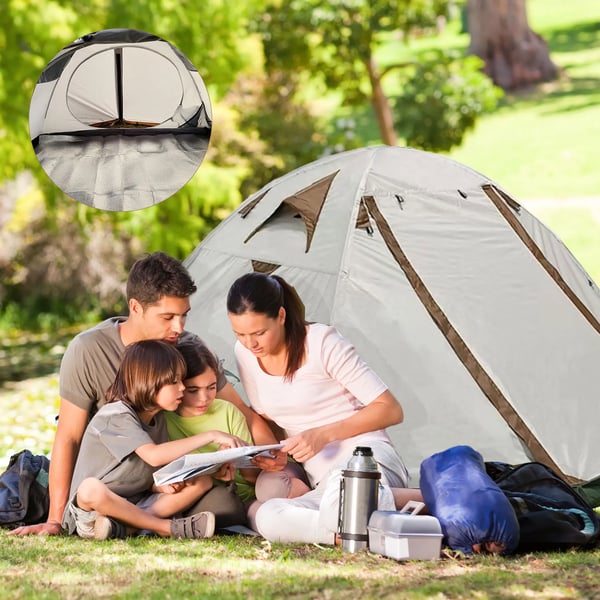 Campingtelt, Vandtæt, Ultralight Bærbart Design,grå