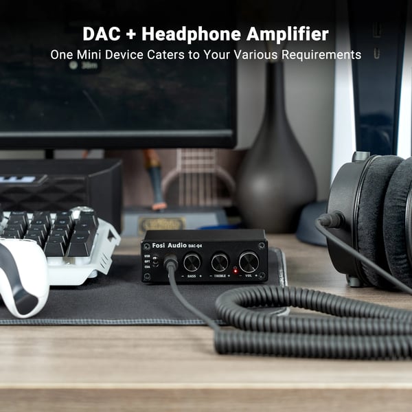 Audio Converter, Mini Stereo, Hi-Fi Hovedtelefonforstærker,Q4
