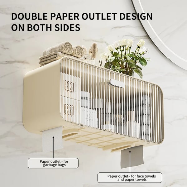 Væghængt Opbevaringshylde, Pladsbesparende Design, Nem Installation,Gul
