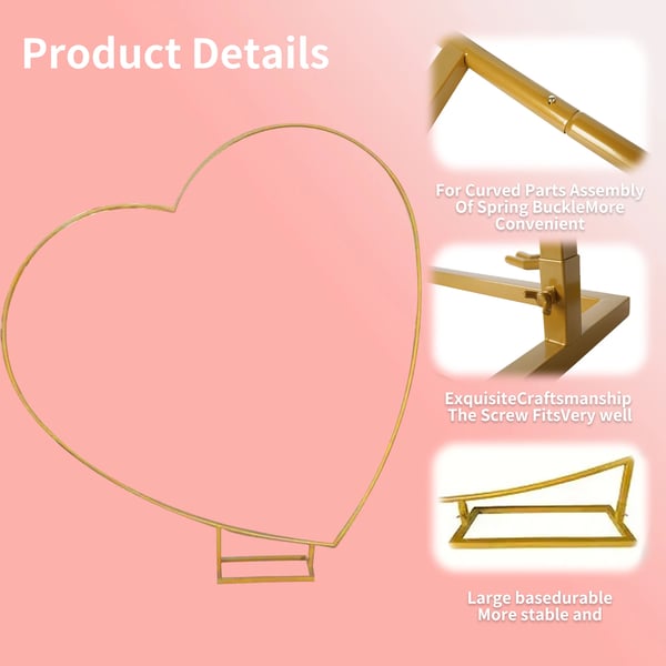 Bågram, Elegant Design, Lätt Montering,M, guld