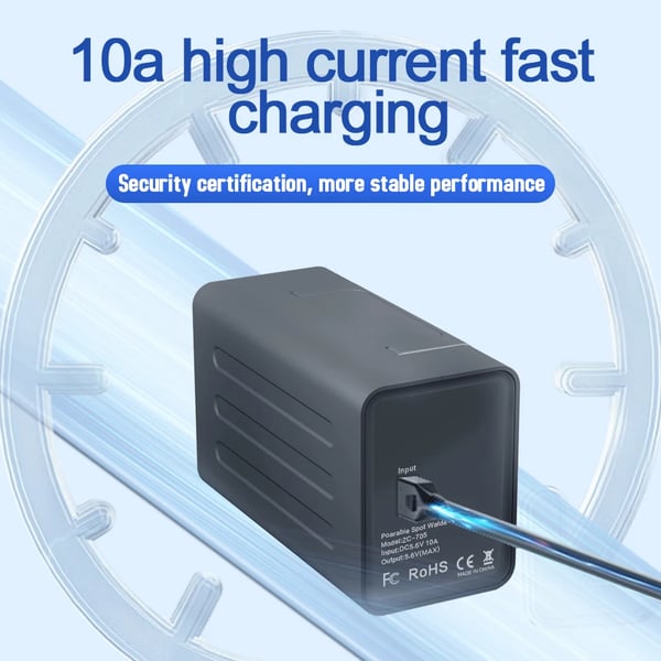Kondensator Punktsvejsningsmaskine, 10KW Effekt, 1800A Strøm,Sort
