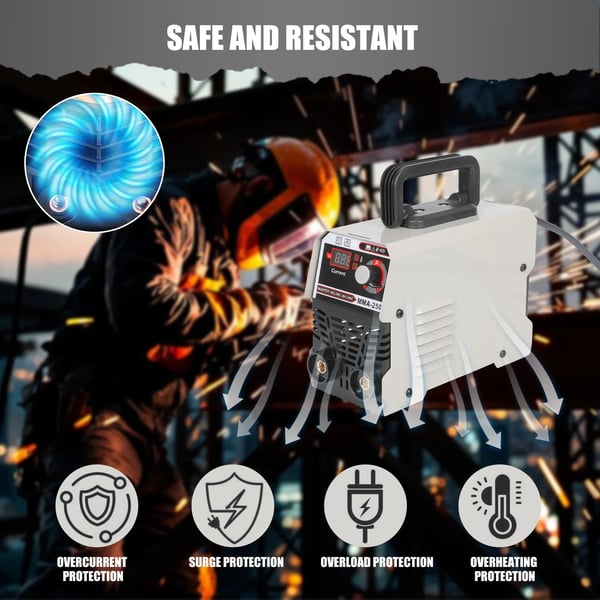 Svejsemaskine, Bærbar Design, Energi Effektiv,MMA-250