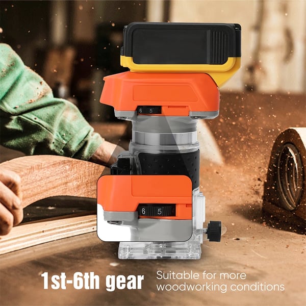 Elektrisk Trimmer, 6-Hastighetskontroll, Kompakt Design,Ingen batteri