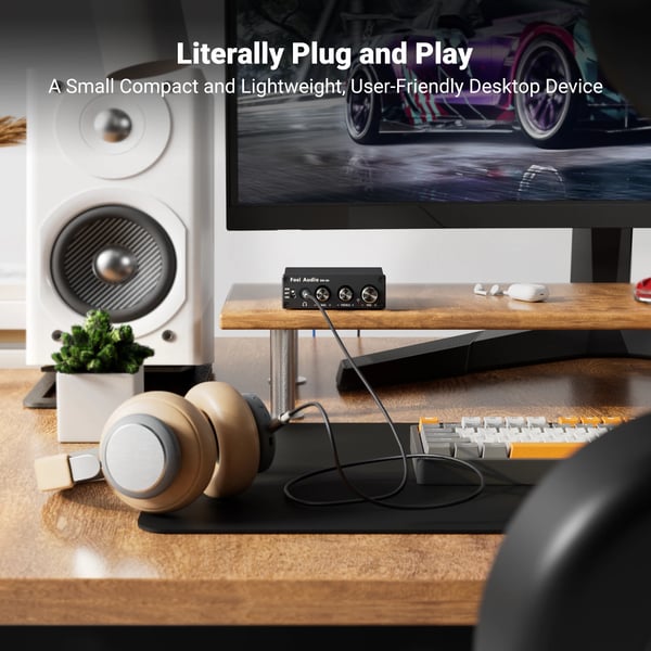 Audio Converter, Mini Stereo, Hi-Fi Hovedtelefonforstærker,Q4