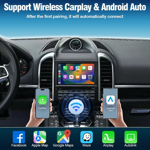 Multimedia-adapter, understøtter CarPlay, understøtter Android Auto,Til Porsche 2010-2016