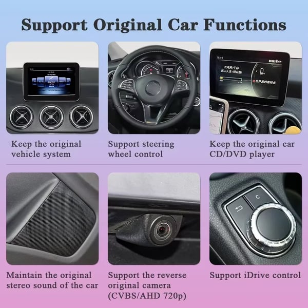CarPlay og Android Auto Modul, Trådløs Forbindelse, Nem Installation,Til Benz NTG 4.5/4.7