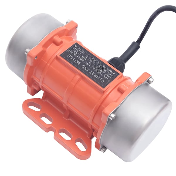Vibrationsmotor, 100W effekt, 3000 omdr/min hastighed, IP65 beskyttelse,220V, Appelsin