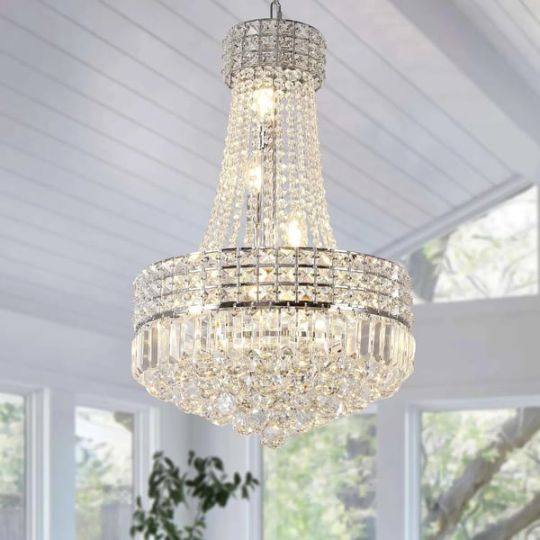 Kronleuchter, Rund Design, Justerbar Højde, 300W, 7, ændrebar