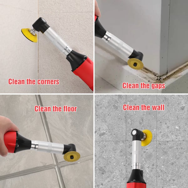 Elektrisk lige sliber, 6 variable hastigheder, håndholdt design,Rød