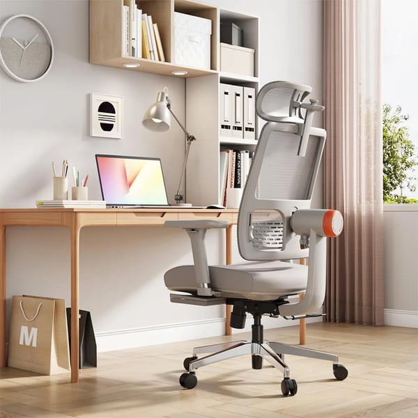Ergonomisk Stol, Automatisk Følgende Rygstøtte, Justerbar Fodstøtte,NYTRAL MagicH-GPRO