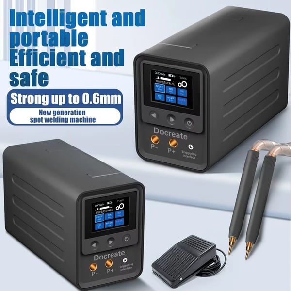 Kondensator Punktsvejsningsmaskine, 1800 A Udgange, 10,08 KW Effekt,Sort
