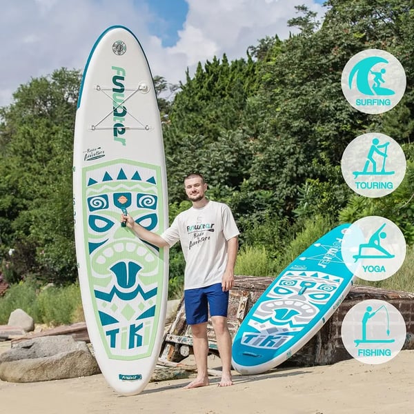 Stand Up Paddle Board, Letvægts PVC, EVA Anti-Skrid Overflade,SUPFW05A