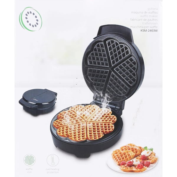 Vaffeljern, Non-stick belægning, Overophedningsbeskyttelse,EU, Vaffel vaffel 5