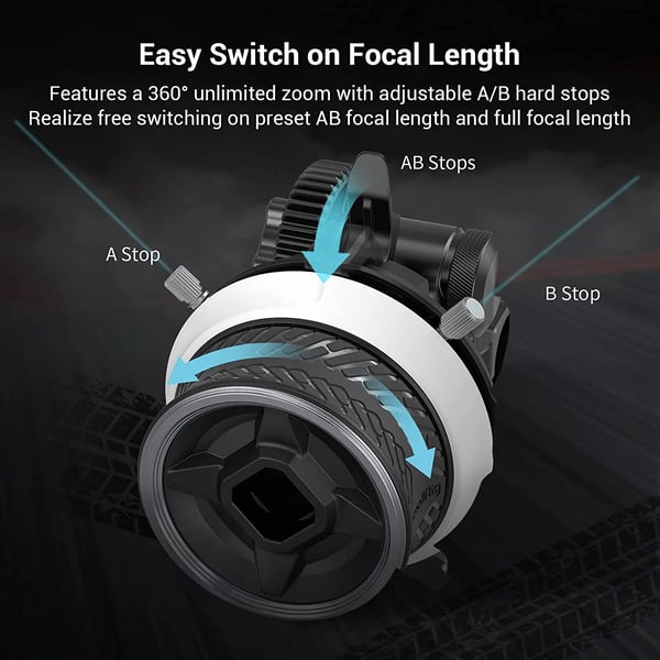 Mini Follow Focus, Justerbare Markeringsringe, Hurtigfrigivelsesmekanisme, Letvægtsdesign,Fokus Følg 3010