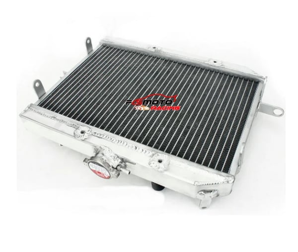 Aluminiumkøler, kerne størrelse 545 x 434 x 52 mm, samlet størrelse 665 x 460 x 70 mm, indløbs/udløbs størrelse 38 mm, 3 rækker