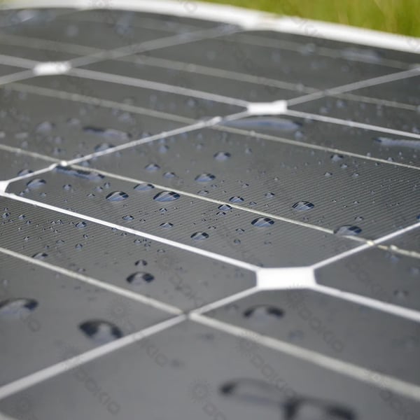 Flexibelt solpanel, 4 paneler, 30A kontroller,400W Set