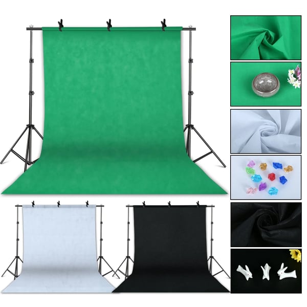 Fotografi Stativ Sæt, Inkluderer Softbox, Stativer og Baggrund,SH-TZ-36