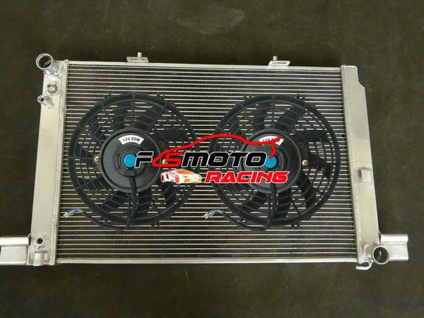 Radiator, Aluminiumkonstruktion, Forbedret Kølekapacitet,Radiator og ventilator
