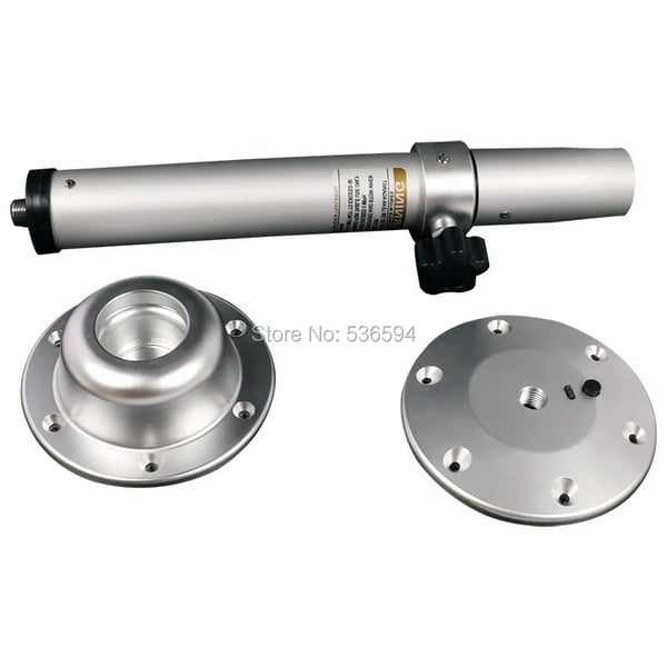 Marin Tabelbeslag, Justerbar Højde 500–718 mm, Aluminiumlegering, 7 tommer Topdiameter, Egnet til Motorhomes og Yachter, 2,9 kg Nettovægt