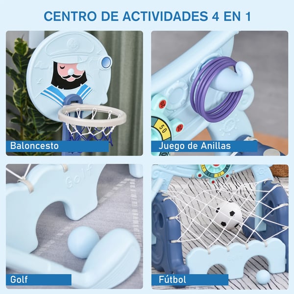 Basketkorg, Målstöd, Golfspel, Blå