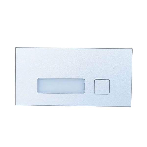 Dahu VTO4202F-MB1 Knapmodul, Mekanisk Knap, Sølvfarve